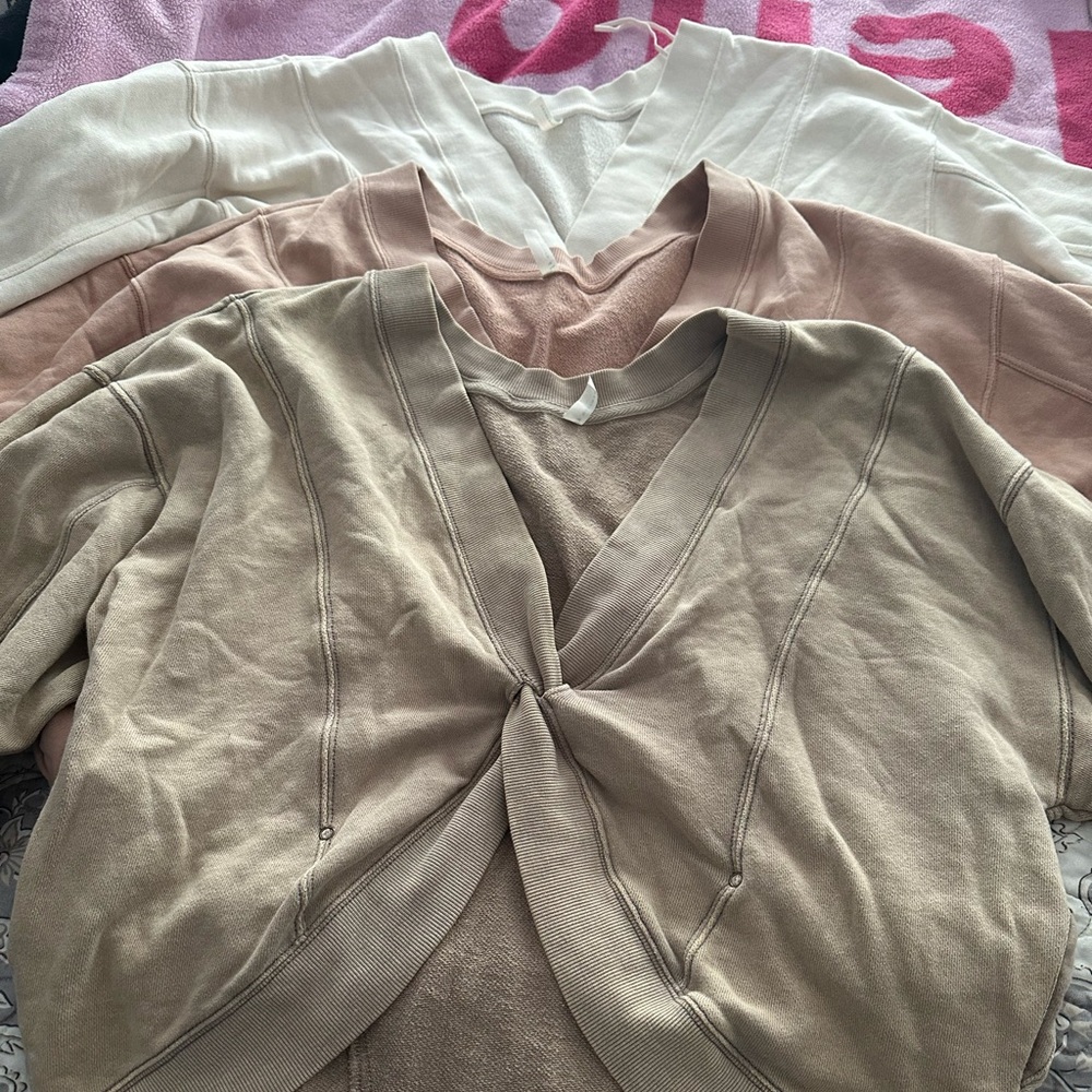 Lot of 3 Free People Movement Sweatshirts